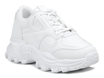 Białe sneakersy damskie buty sportowe News 5465