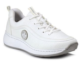 Buty damskie Rieker N5504-80 sportowe sneakersy białe