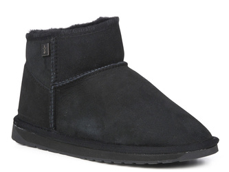 Buty damskie śniegowce Emu Australia Platinum Slim WP11875 czarne niskie