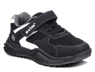 Buty dziecięce sportowe chłopięce na rzepy skórzana wkładka Axim 24403C