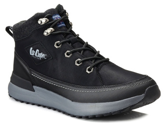 Buty męskie zimowe ocieplane sportowe wysokie czarne Lee Cooper 0533M