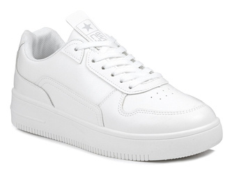 Buty sportowe sneakersy damskie białe News 4508