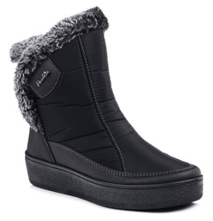 Buty zimowe damskie ocieplane śniegowce czarne Paolla AW-2270