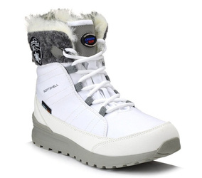 Buty zimowe dziecięce ocieplane śniegowce białe American Club SN 39/23