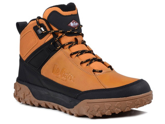 Buty zimowe sportowe męskie za kostkę ocieplane Lee Cooper 2938M camel