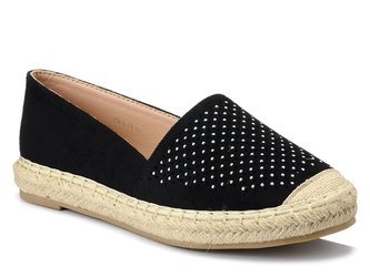 Espadryle damskie S.Barski RS-C74 czarne