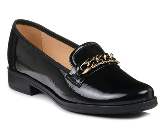 Lordsy buty damskie skórzane Venetto 1682 czarne