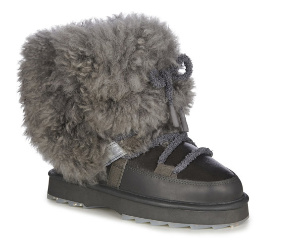 Buty damskie śniegowce ocieplane zimowe Emu Australia Blurred Glossy