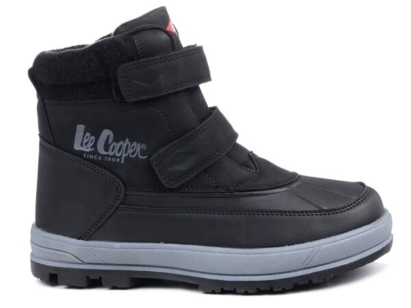 Buty dziecięce zimowe śniegowce chłopięce ocieplane Lee Cooper 2057K