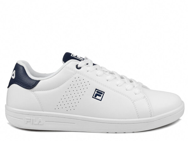 Buty męskie sportowe Fila Crosscourt sneakersy białe sznurowane 