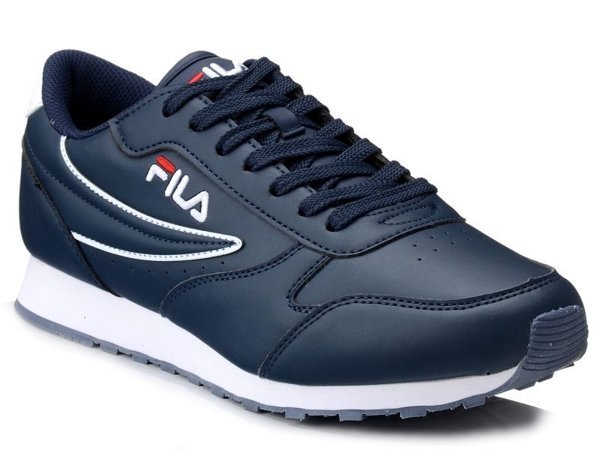 Buty męskie sportowe oryginalne Fila Orbit Low granatowe ekoskóra