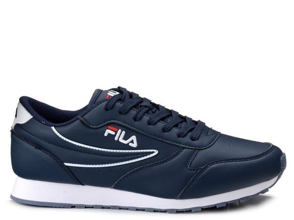 Buty męskie sportowe oryginalne Fila Orbit Low granatowe ekoskóra