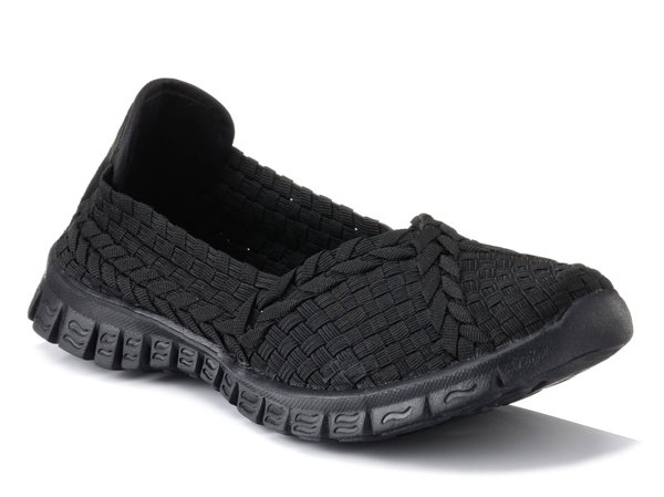 Buty sportowe damskie elastyczne wsuwane czarne Rock Spring Carioca