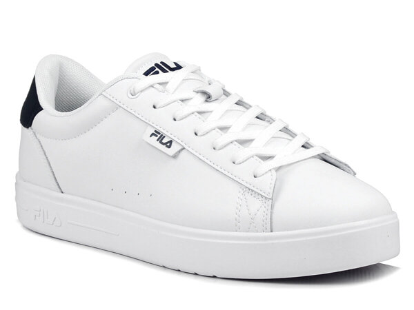 Buty sportowe męskie białe skórzane sneakersy Fila Bari FFM0307