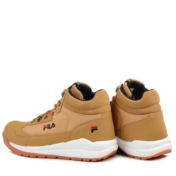 Buty sportowe męskie zimowe wysokie Fila Alpha camel