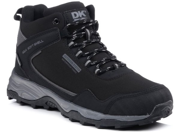 Buty trekkingowe męskie softshell wysokie impregnowane za kostkę DK 1029