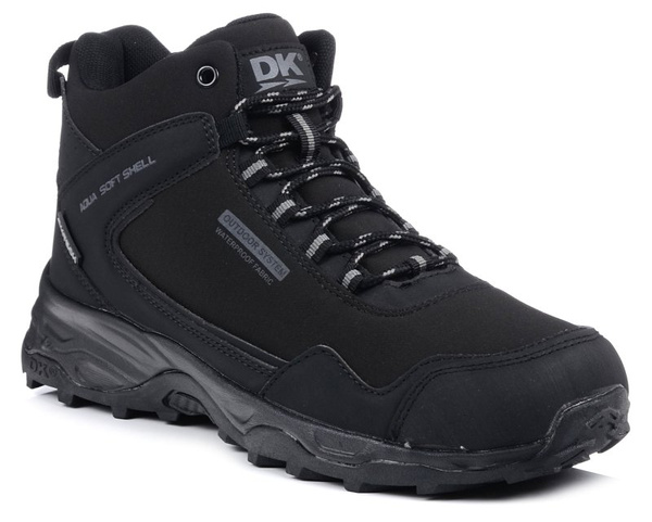 Buty trekkingowe męskie wysokie DK 1029 czarne