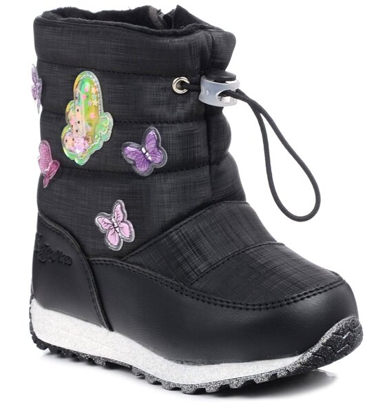 Buty zimowe dziecięce dziewczęce ocieplane śniegowce Wojtyłko 24133 