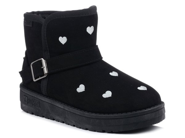 Buty zimowe dziecięce śniegowce ocieplane dziewczęce Big Star KK374243