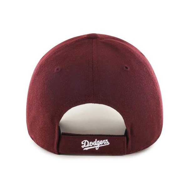 Czapka z daszkiem 47 Brand MVP LA Los Angeles Dodgers bordowa