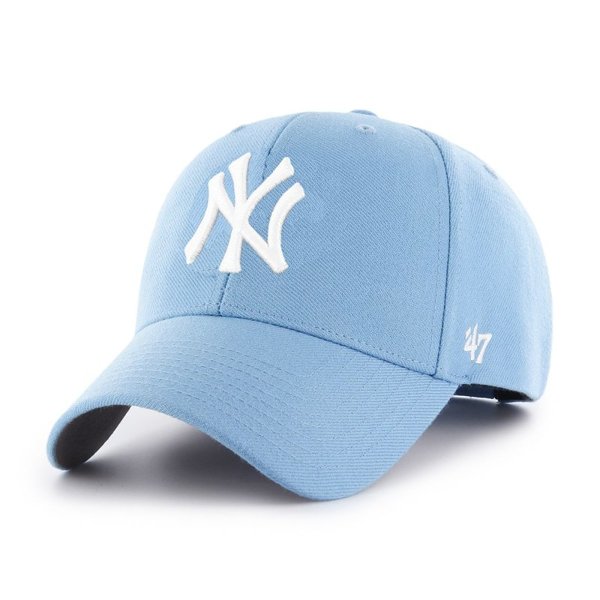 Czapka z daszkiem damska 47 Brand Yankees MVP jasno niebieska