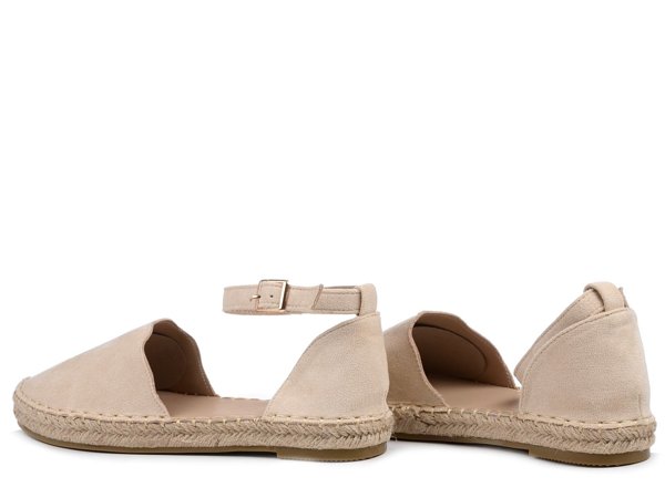 Espadryle damskie beżowe Evento 4591