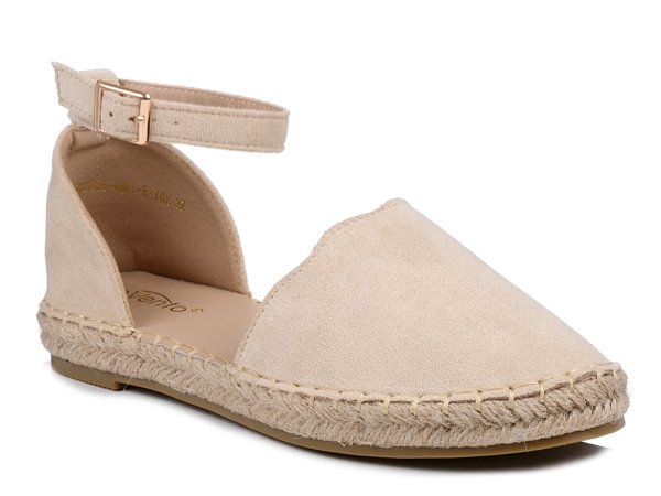 Espadryle damskie beżowe Evento 4591