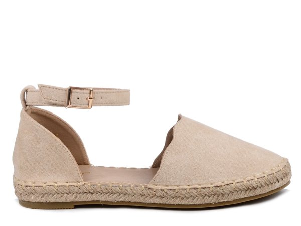 Espadryle damskie beżowe Evento 4591