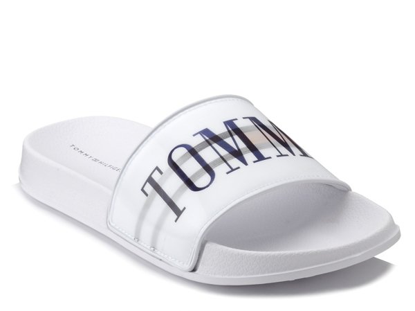 Klapki basenowe piankowe lekkie z hologramem Tommy Hilfiger 32276