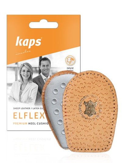 Podpiętki do butów skórzane z poduszką lateksową Kaps Elflex 