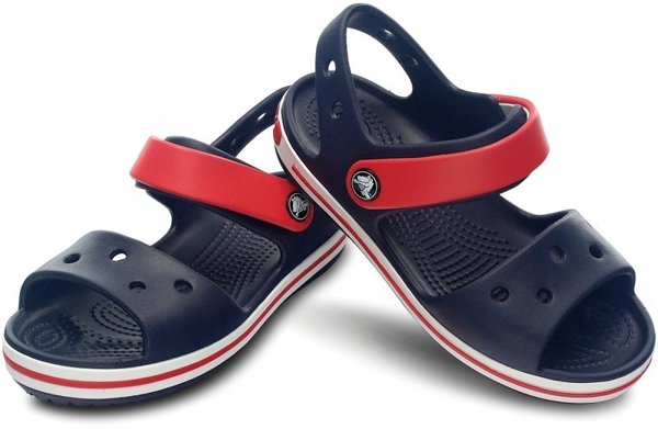 Sandały dziecięce piankowe lekkie na rzepy Crocs 12856-485