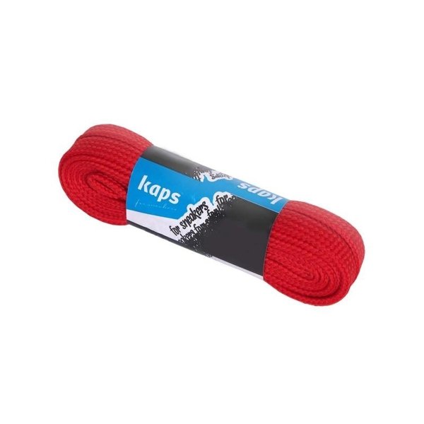 Sznurówki do butów sportowych sznurowadła czerwone płaskie Kaps