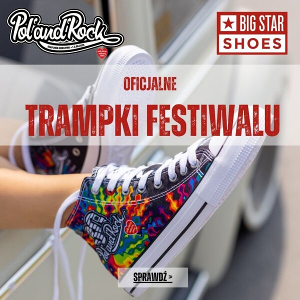 Trampki damskie wysokie Big Star OO274A700 Pol and Rock Festival