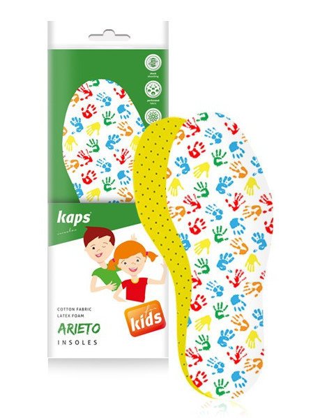 Wkładki do butów dziecięce bawełniane zapachowe Kaps Arieto Kids