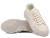 Buty damskie sneakersy Big Star NN274334 na platformie beżowe sznurowane