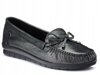 MOKASYNY SLIP-ON CZARNE SKÓRZANE SW 003-1