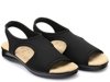 Sandały damskie elastyczne na haluksy czarne wygodne Sanital Flex 8024